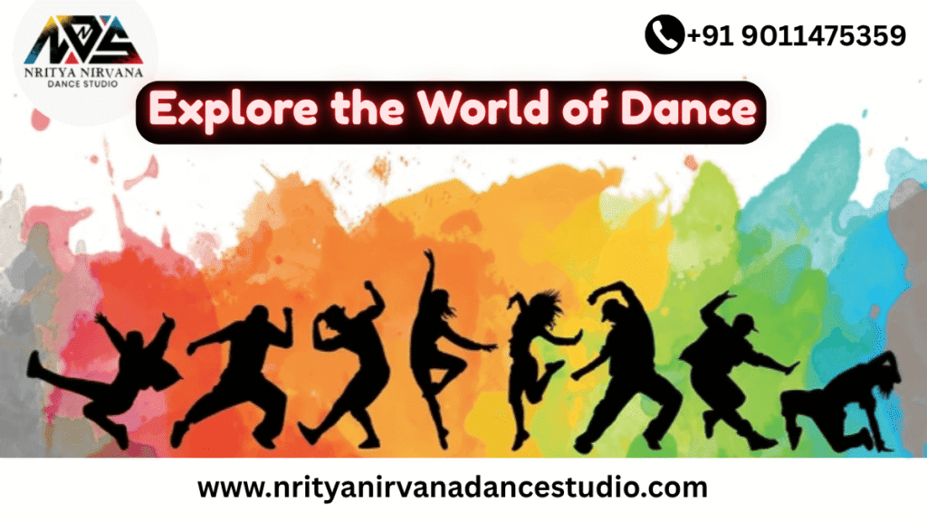 Group of dancers performing Bollywood and Zumba styles in a Pune studio