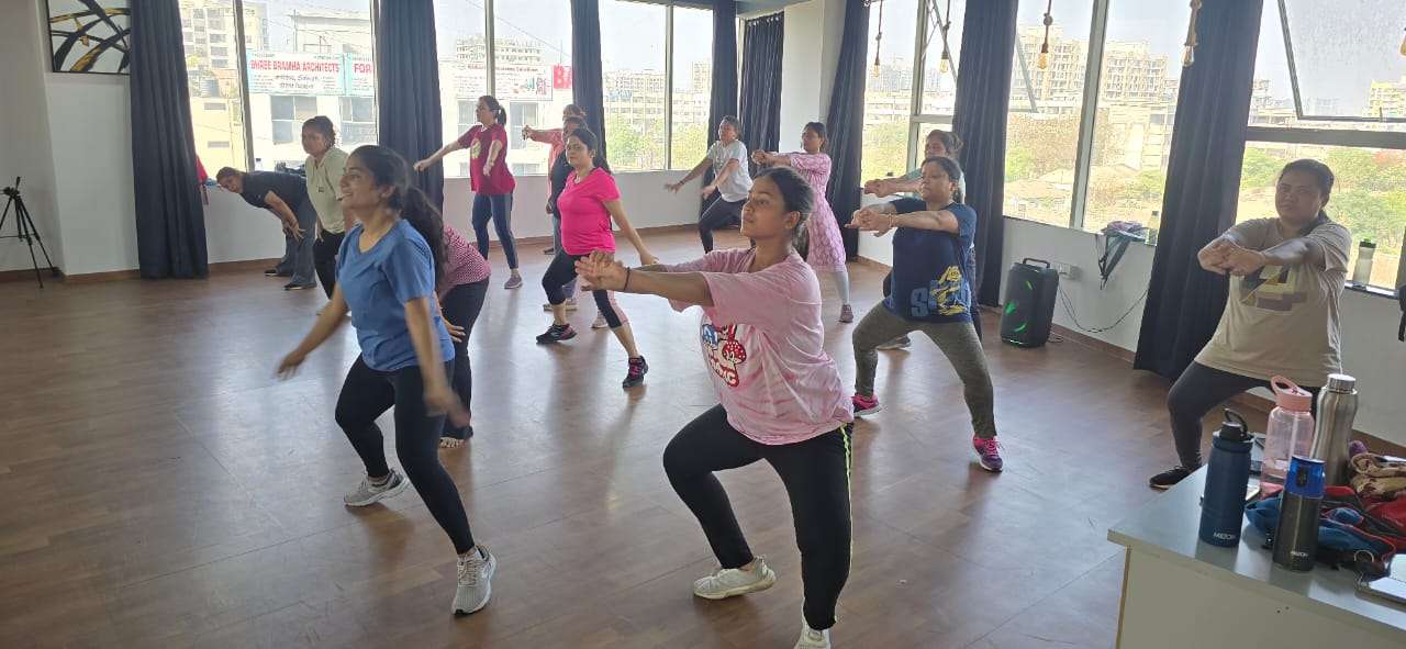 People of all fitness levels enjoying Zumba classes at Nritya Nirvana Dance Studio, Wagholi Pune