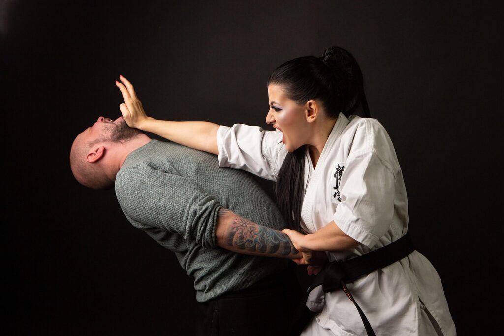 woman, karate, man, taekwondo, fight, sport, portrait, pose, young woman, male, girl, female, karate, karate, karate, karate, karate